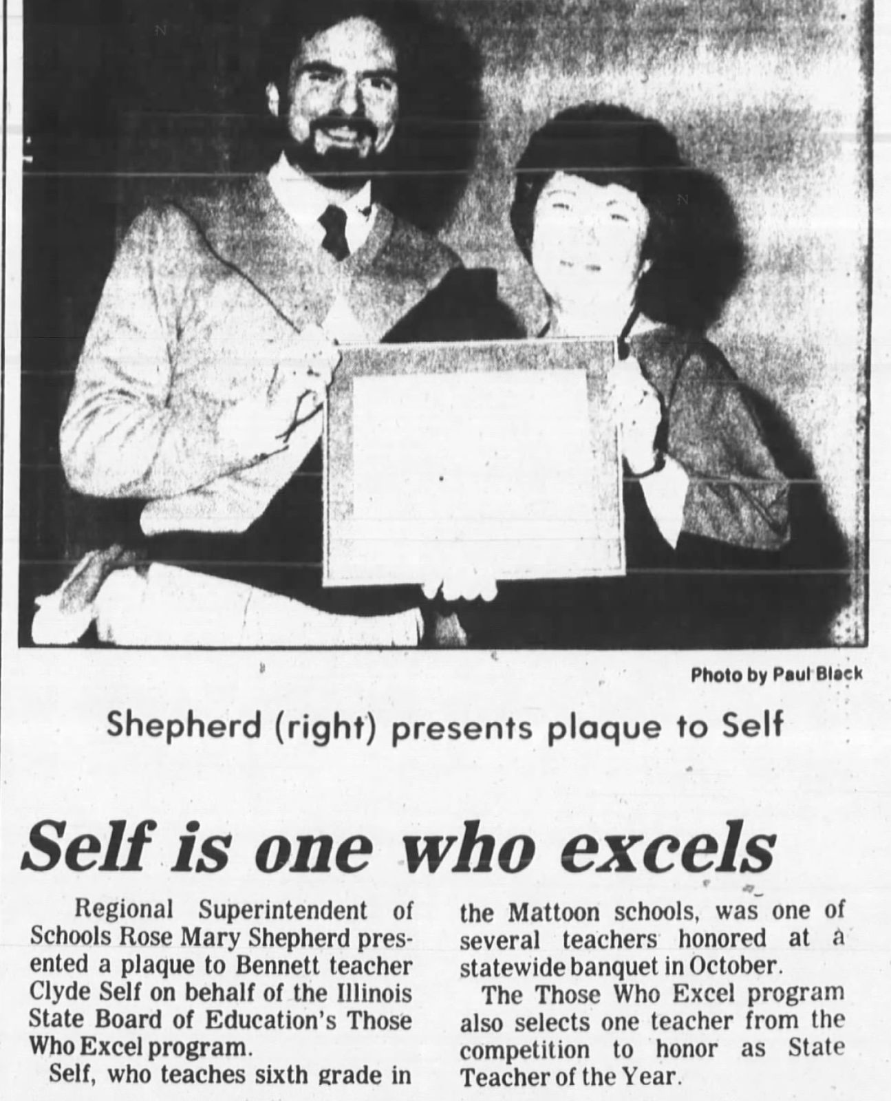Self is one who excels